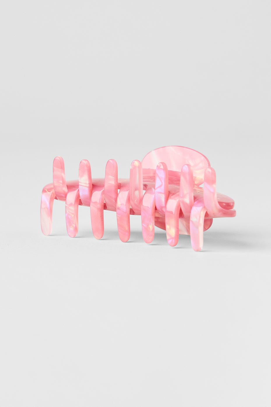 90's Claw Clip - Pink Wild Rose Pearl - Image 3