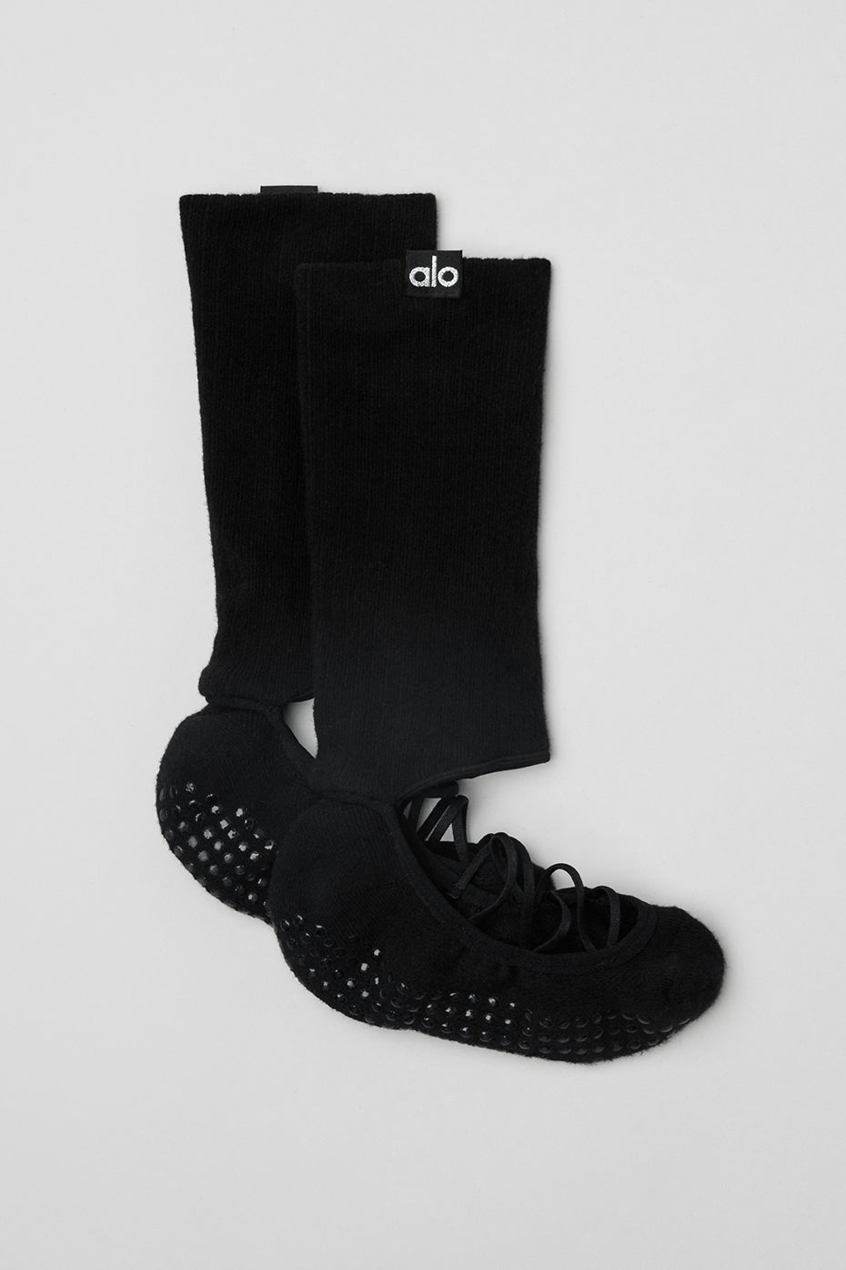 Women's Strappy Siren Grip Sock - Black - Image 3