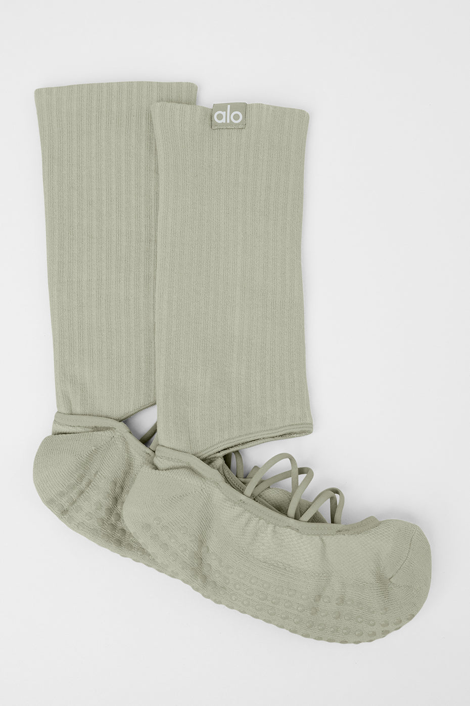 Women's Strappy Siren Grip Sock - Limestone - Image 2
