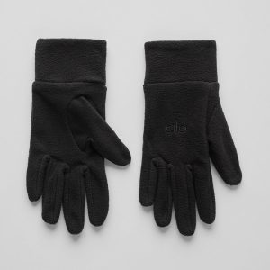 Performance Fleece Gloves - Black/Black
