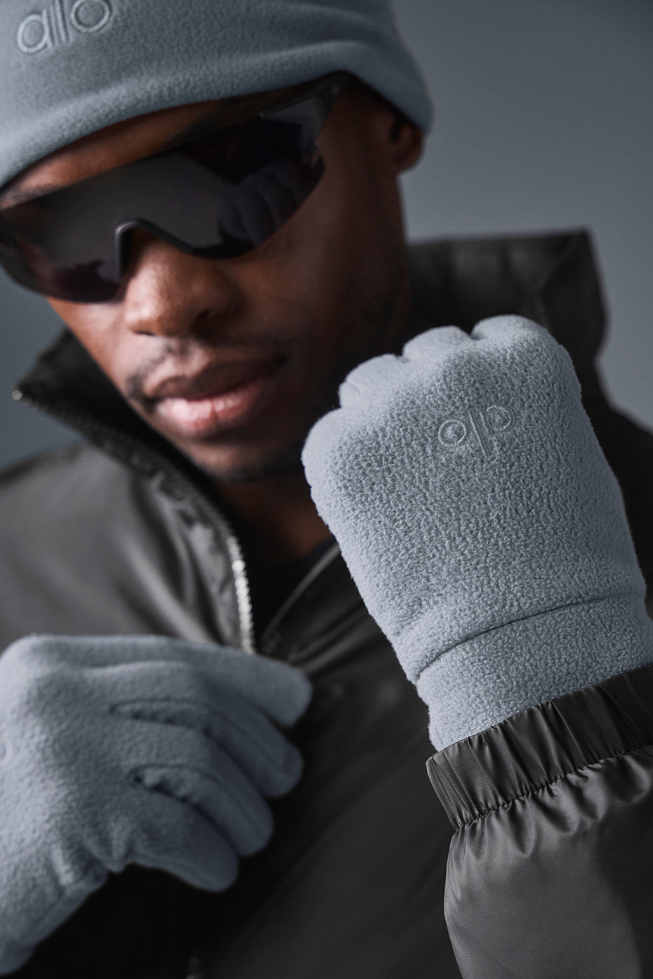 Performance Fleece Gloves - Steel Grey