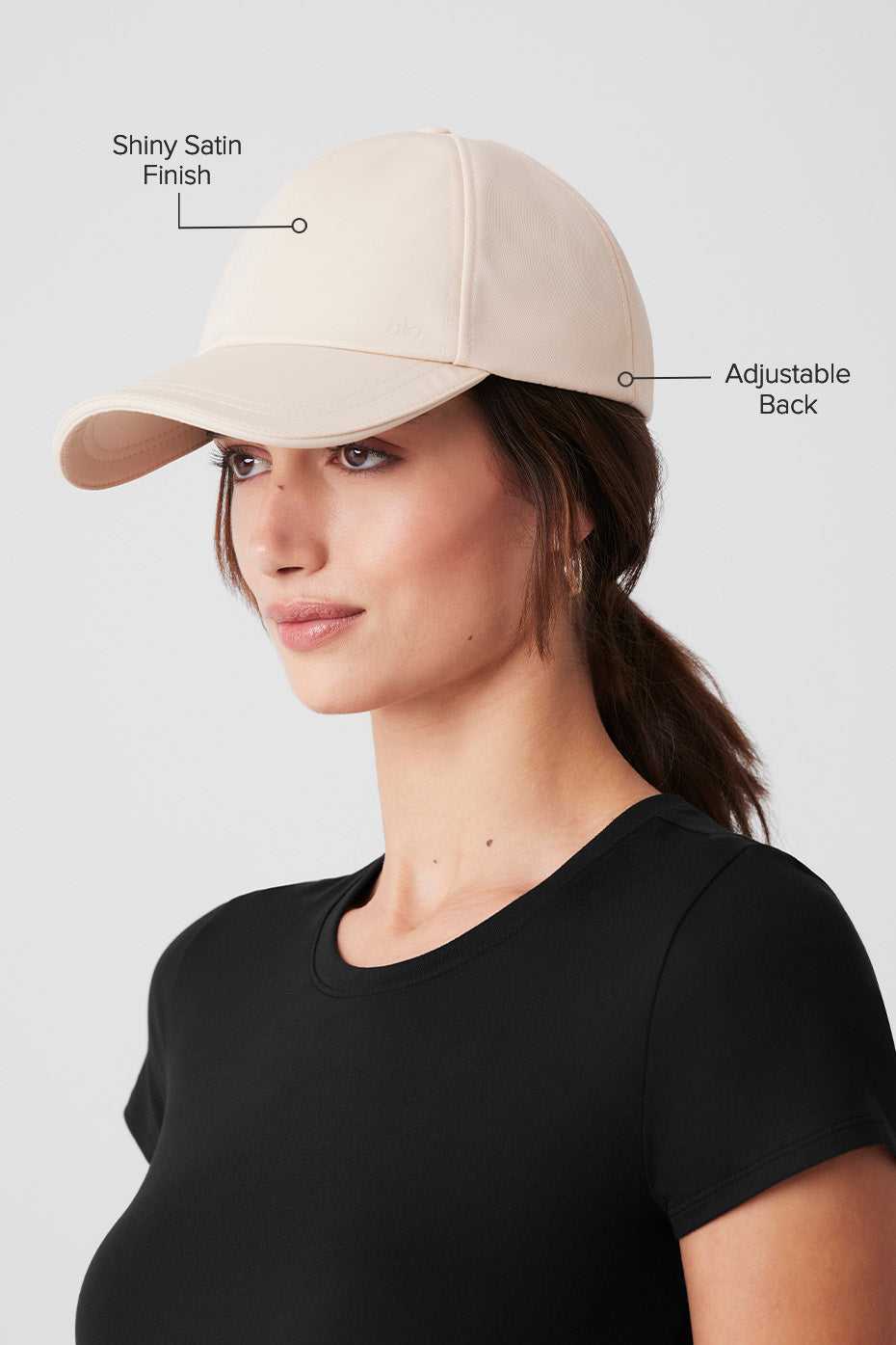 Satin Off-Duty Cap - Creme - Image 2