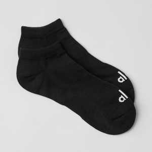 Unisex Street Sock - Black/White