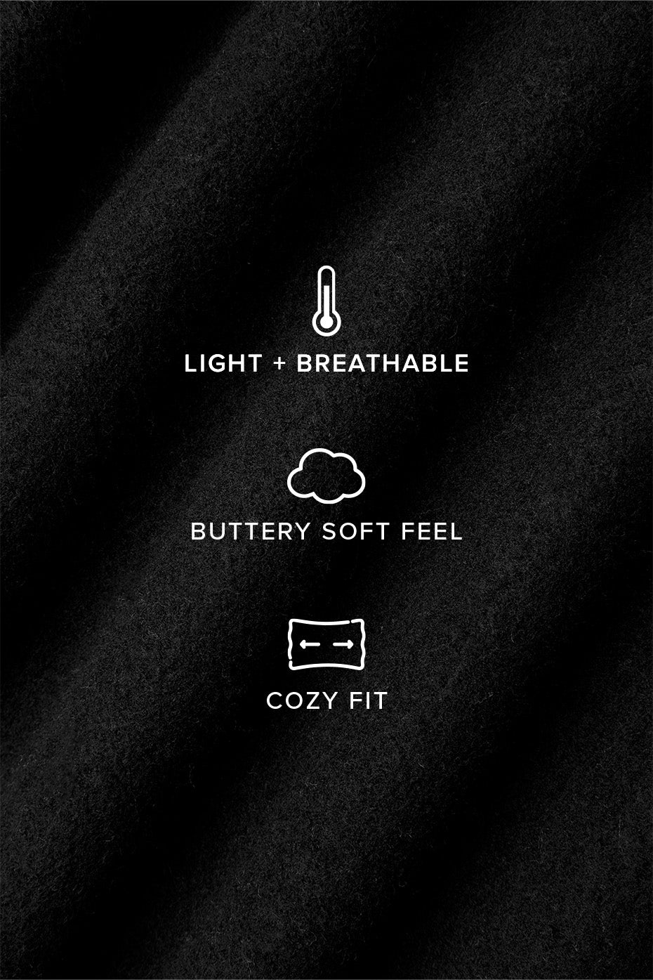 Merino Wool Oversized Scarf - Black - Image 2