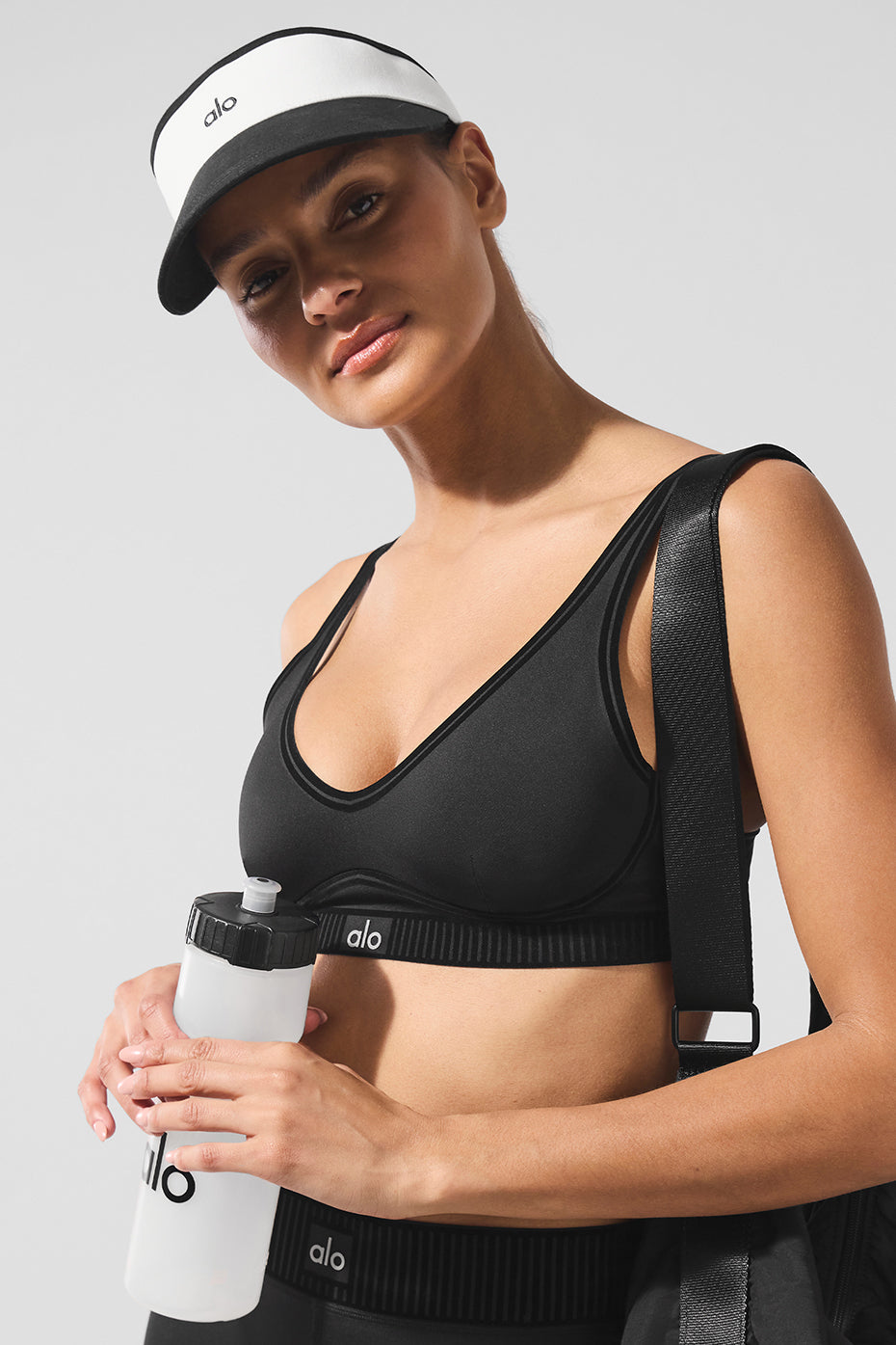 Colorblock Visor - Black/White - Image 2