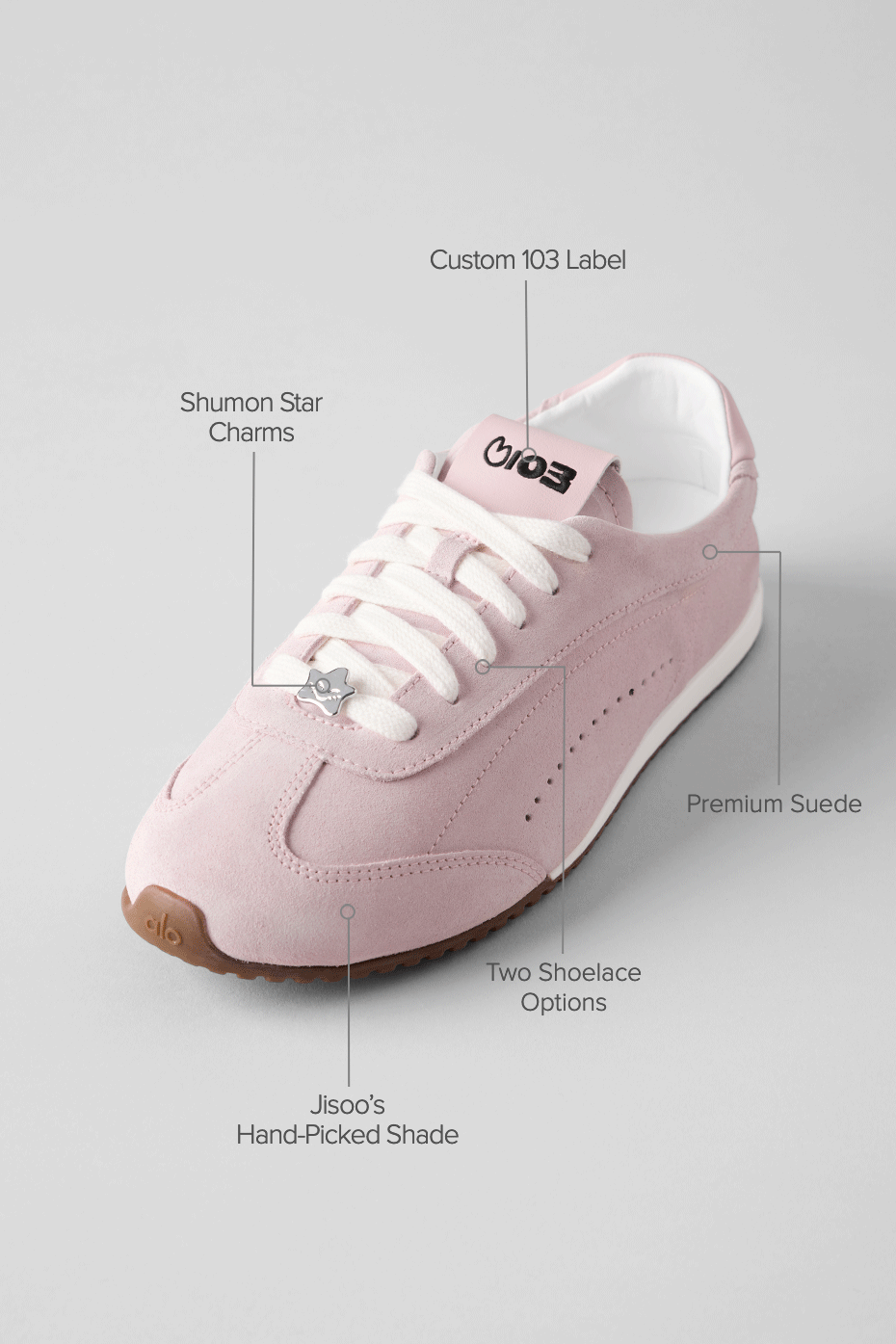 ALO Sunset Sneaker + Jisoo - Bloom Pink - Image 2