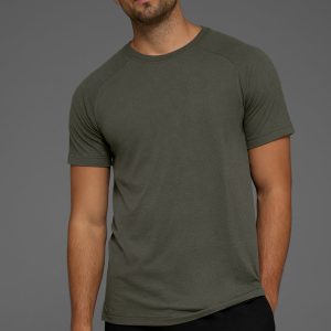 Triumph Raglan Tee - Stealth Green