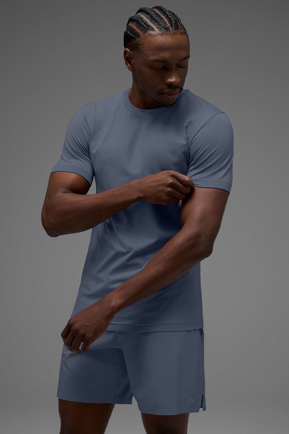 Conquer Reform Crewneck Short Sleeve - Bluestone - Image 4