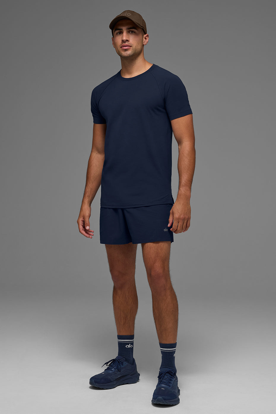 ALO Vapor Crewneck Short Sleeve - Navy - Image 5