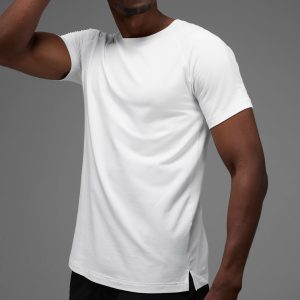 ALO Vapor Crewneck Short Sleeve - White