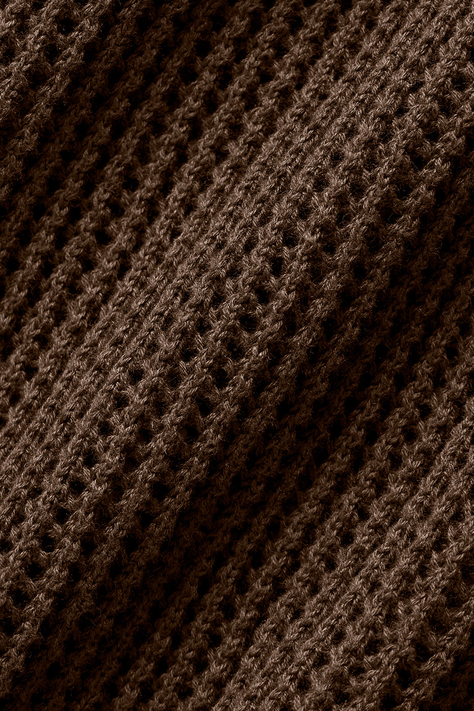 Open-Knit Polo - Espresso - Image 5