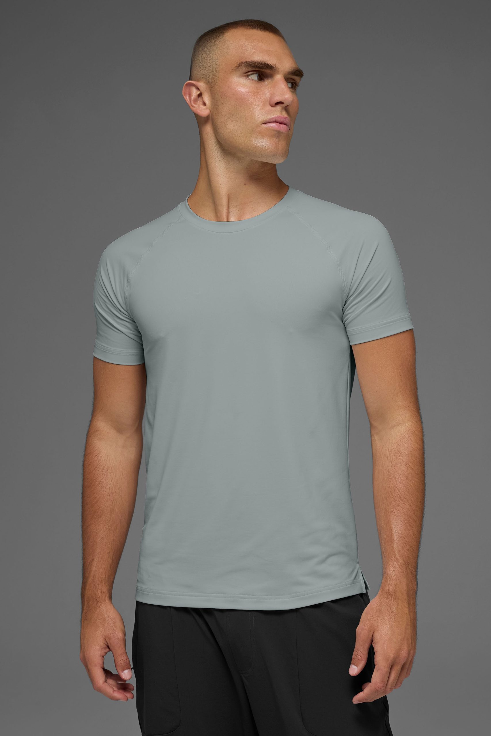 Idol Crewneck Short Sleeve - Lunar Grey - Image 2