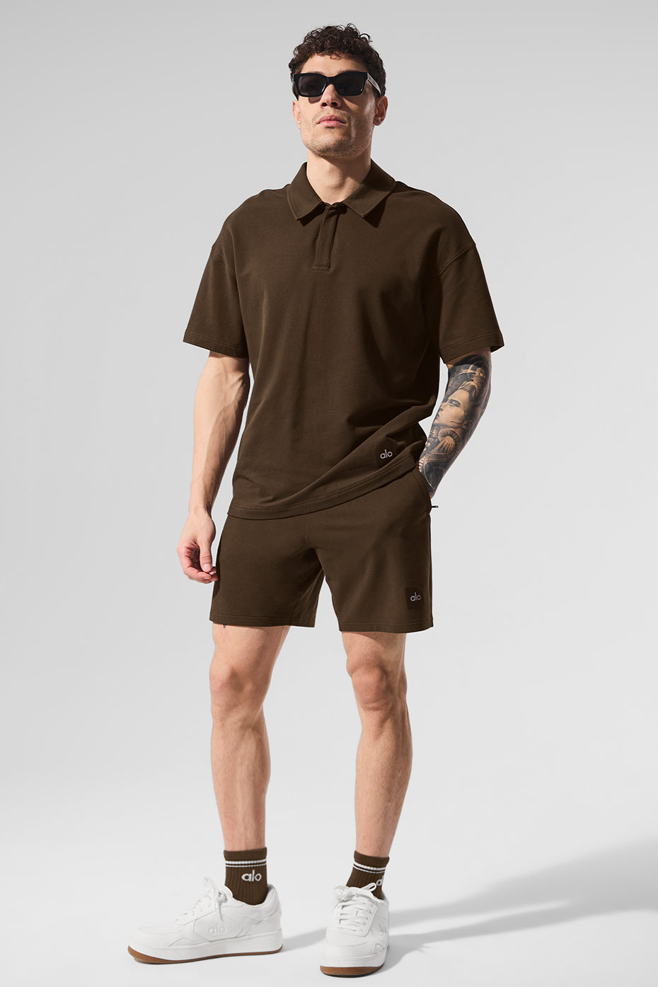 Double Take Short Sleeve Polo - Espresso - Image 5