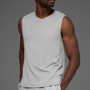 The Triumph Muscle Tank - Athletic Heather Grey