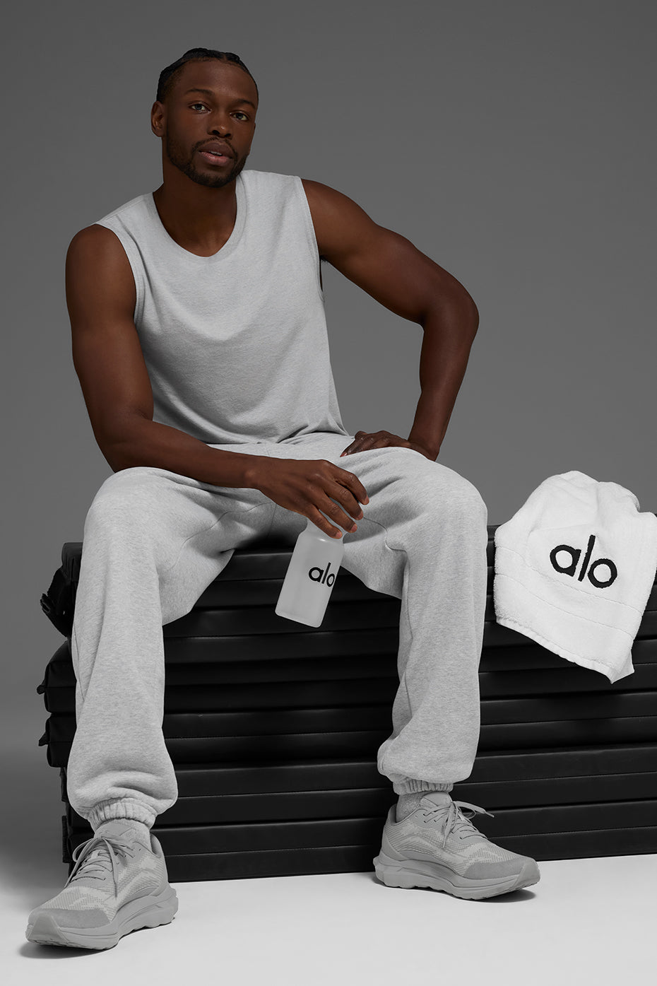 The Triumph Muscle Tank - Athletic Heather Grey - Image 5