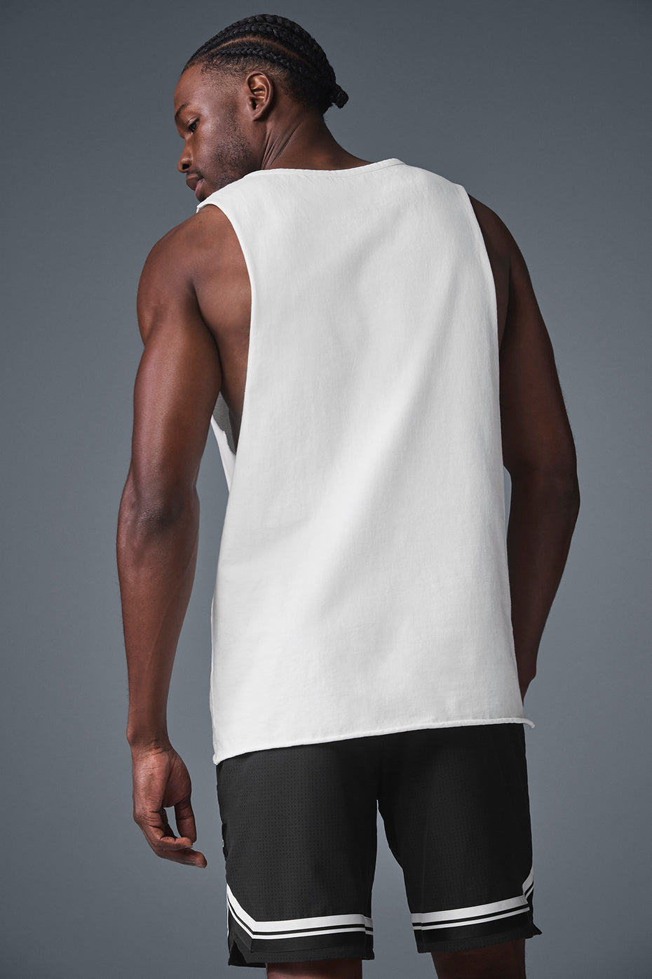 Society Raw Edge Tank - White - Image 2