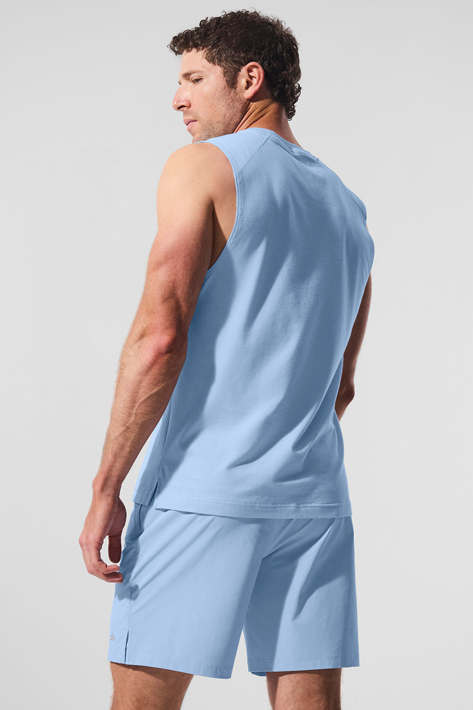 ALO Vapor Muscle Tank - Seashell Blue - Image 5