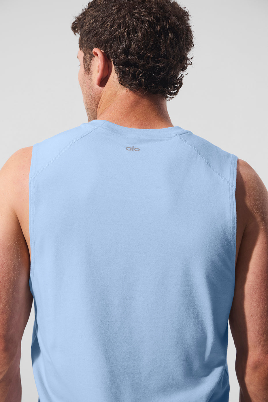 ALO Vapor Muscle Tank - Seashell Blue - Image 2