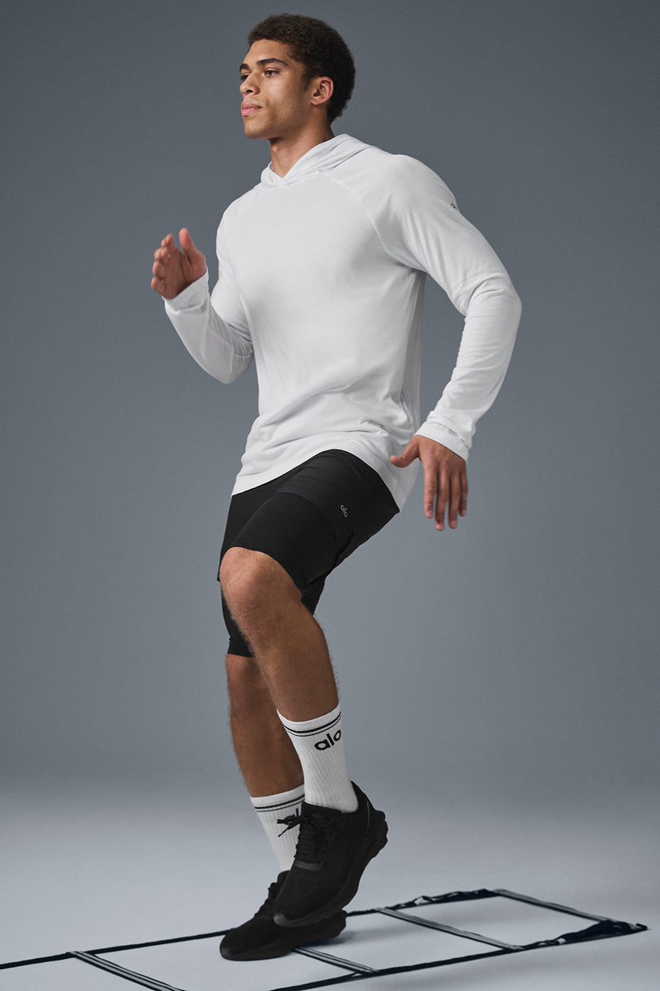 Core Hooded Runner - White - Image 4