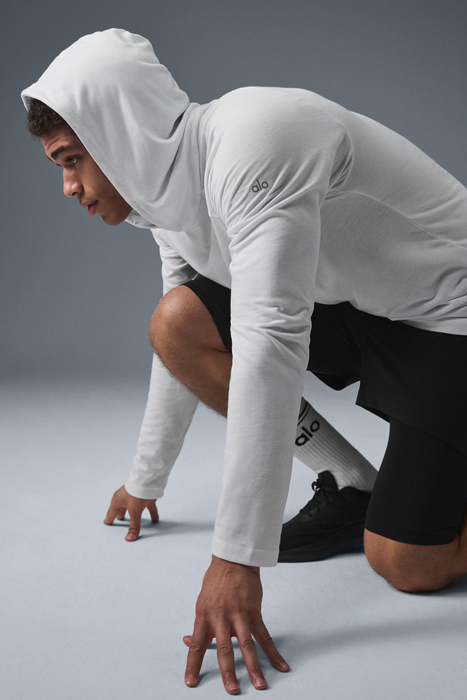 Core Hooded Runner - White - Image 5