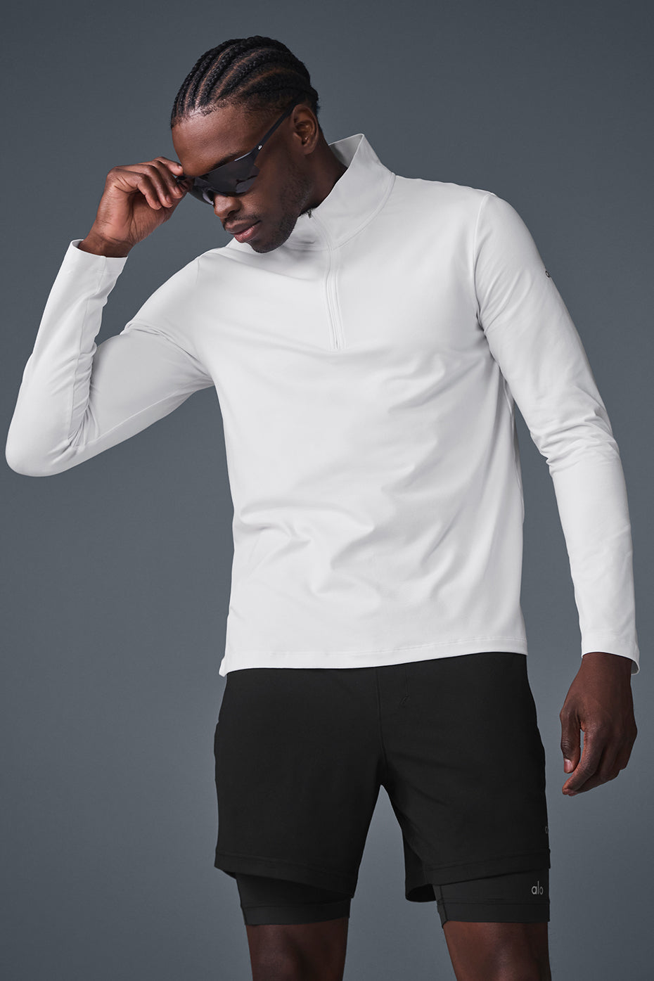 Conquer 1/4 Zip Reform Long Sleeve - White - Image 5