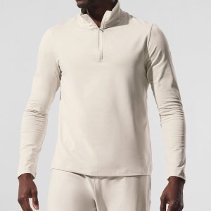 Conquer 1/4 Zip Reform Long Sleeve - Bone