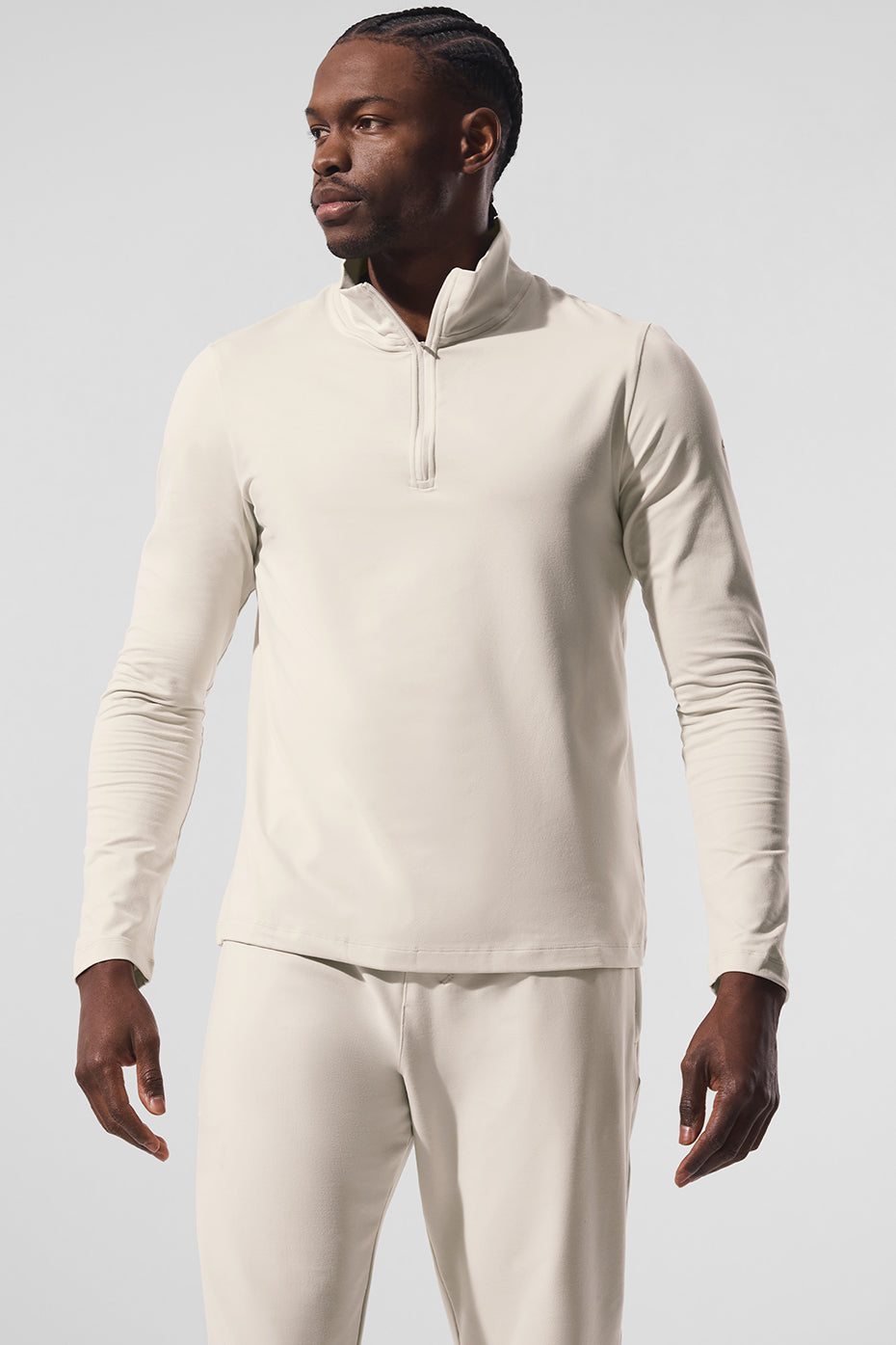 Conquer 1/4 Zip Reform Long Sleeve - Bone