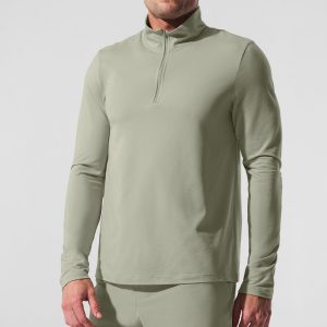 Conquer 1/4 Zip Reform Long Sleeve - Limestone