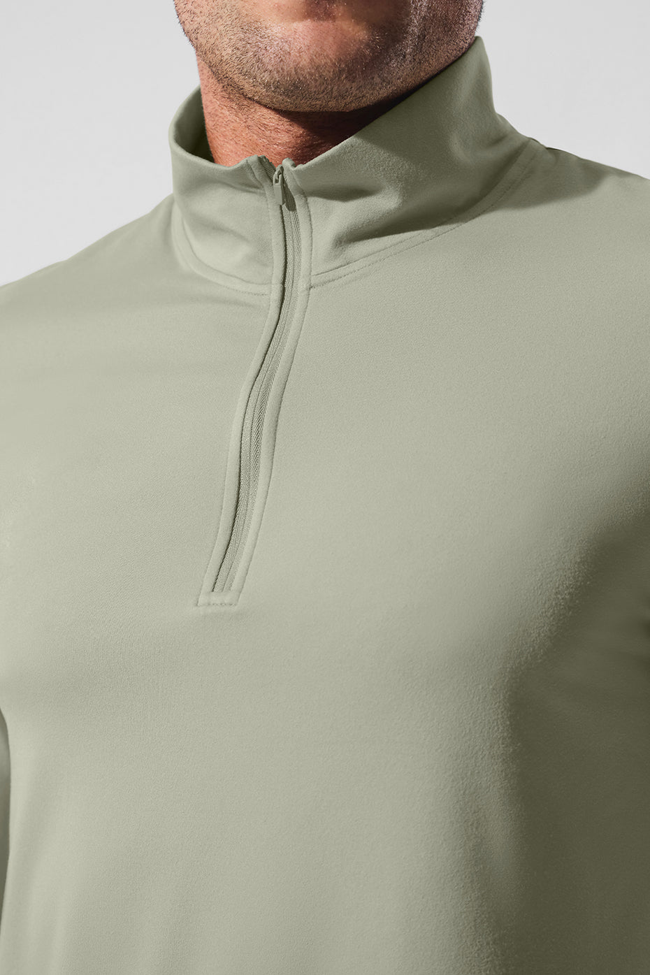 Conquer 1/4 Zip Reform Long Sleeve - Limestone - Image 4