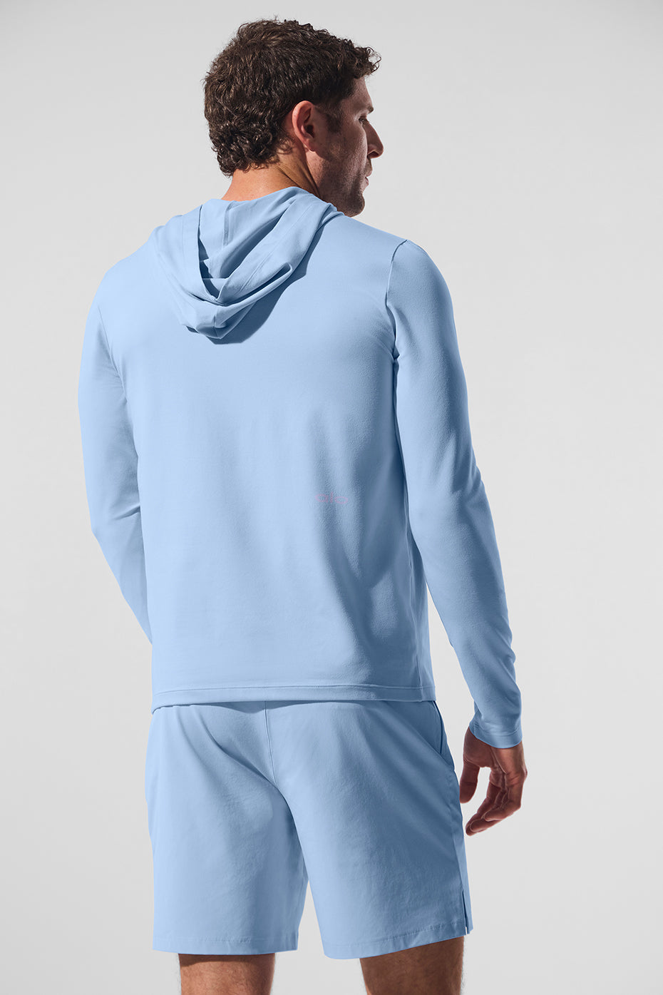 Conquer Reform Long Sleeve With Hood - Seashell Blue - Image 3