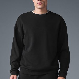 Chill Crew Neck Pullover - Black