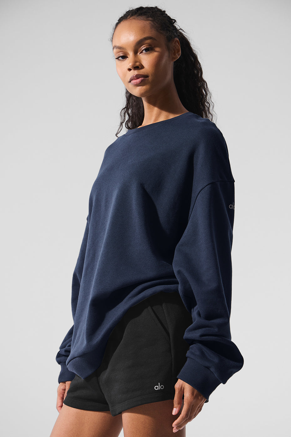 Chill Crew Neck Pullover - Navy - Image 3