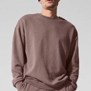 Chill Crew Neck Pullover - Mushroom