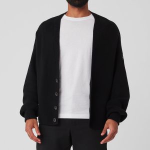 Scholar Cardigan Sweater - Black