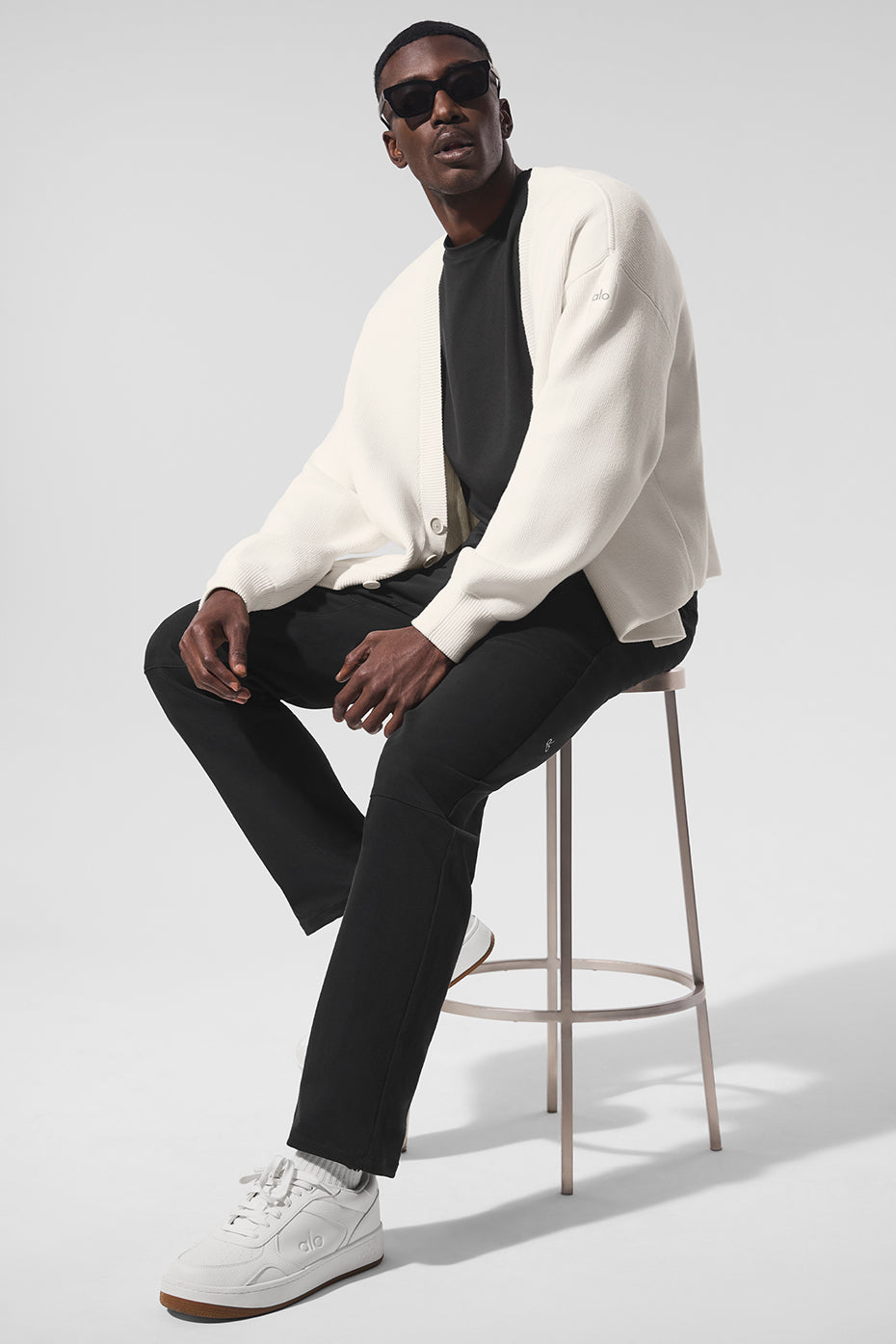 Scholar Cardigan Sweater - Ivory - Image 4