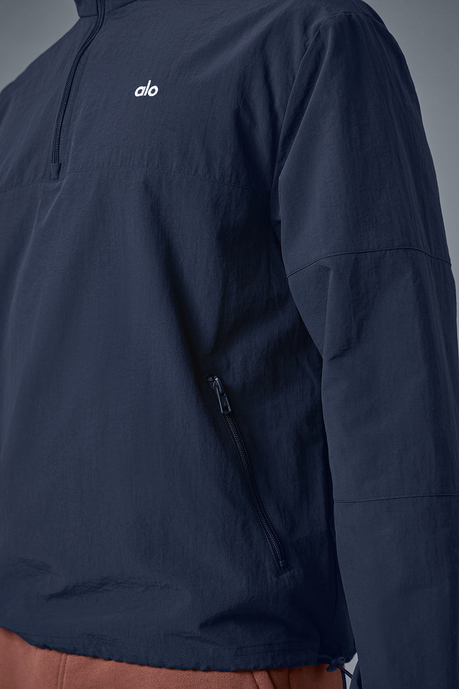 Light Weight Takeaway Track Pullover - Navy - Image 4