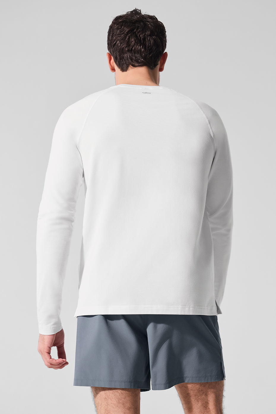 ALO Vapor Crewneck Long Sleeve - White - Image 3