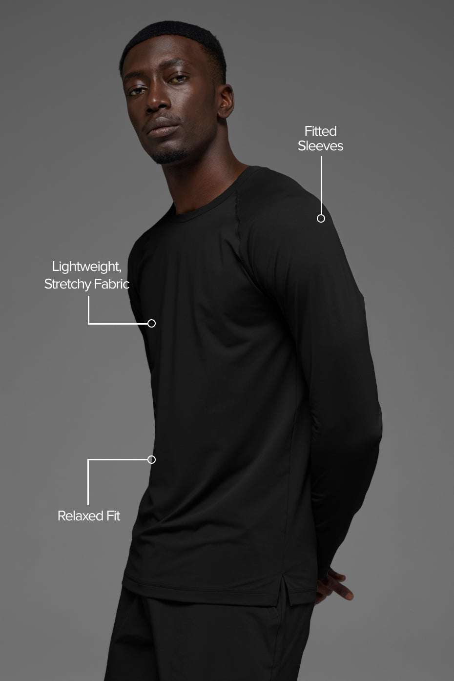 Idol Crewneck Long Sleeve - Black - Image 2