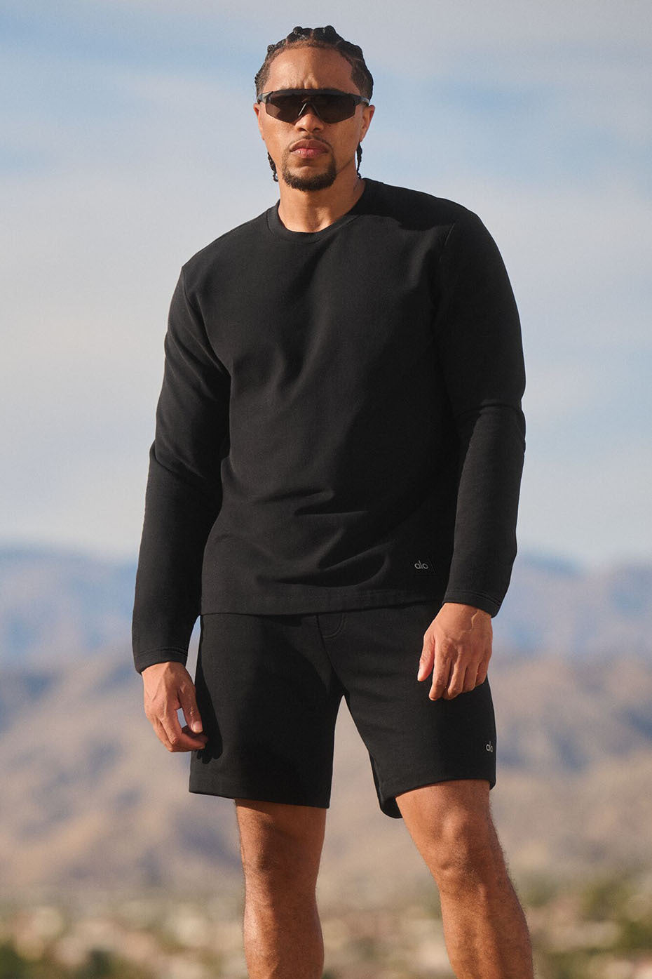 Double Take Long Sleeve Crew - Black - Image 5