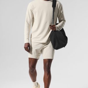 Double Take Long Sleeve Crew - Bone