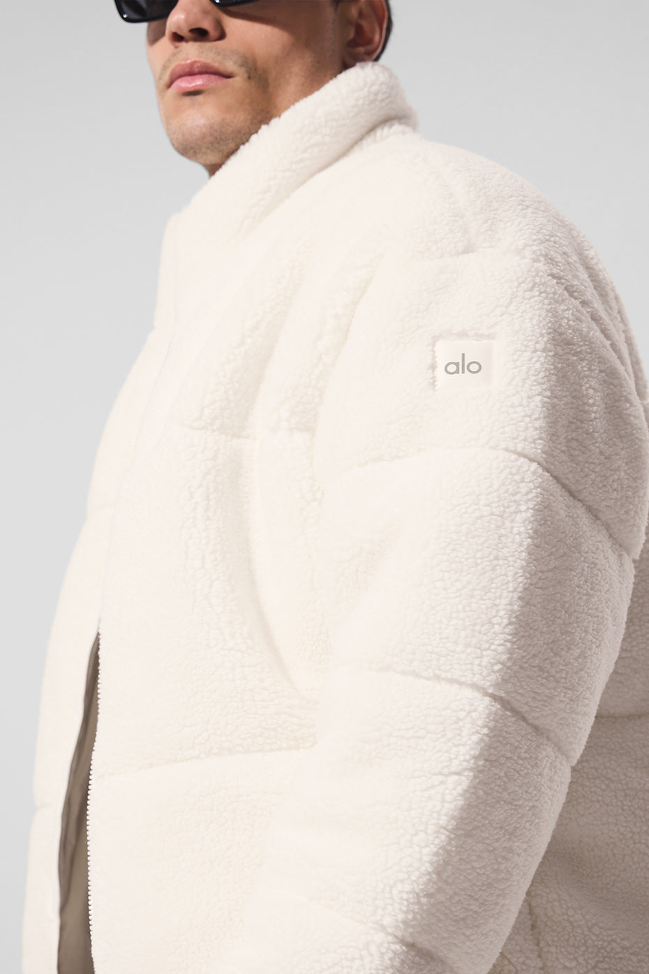Sherpa Stage Puffer - Ivory - Image 3