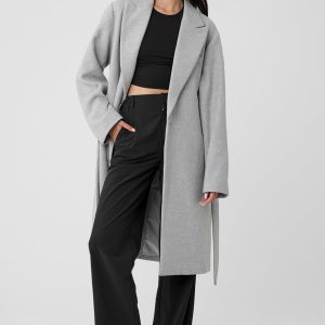 Wool Gameday Overcoat - Athletic Heather Grey