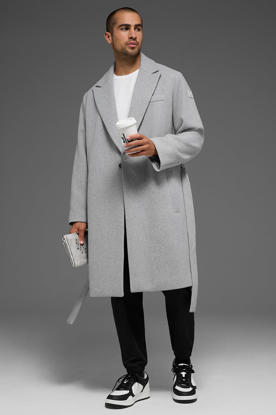 Wool Gameday Overcoat - Athletic Heather Grey - Image 5