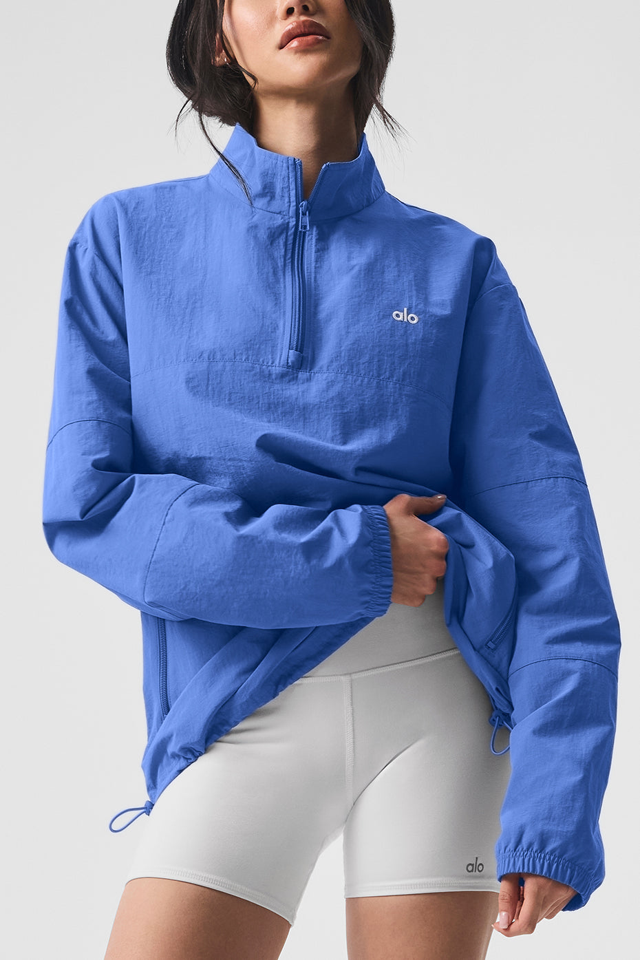 Light Weight Takeaway Track Pullover - Marathon Blue - Image 4
