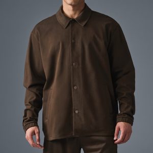 Edition Sueded Jacket - Espresso
