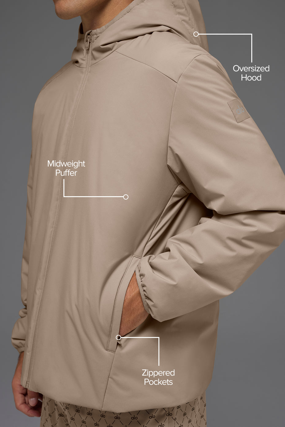 Elemental Full-Zip Jacket - Gravel - Image 2