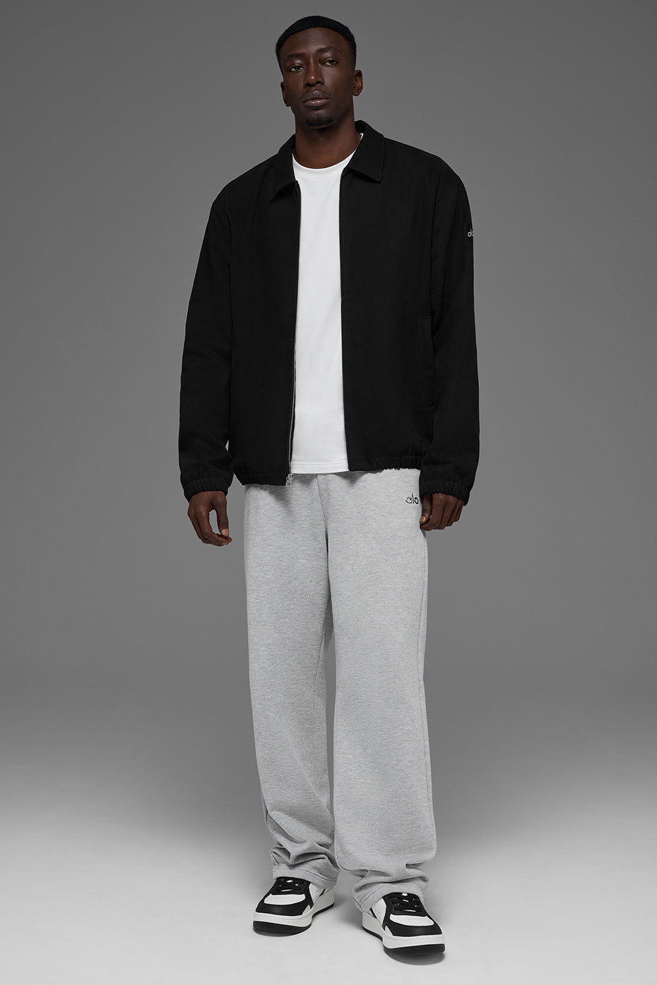 Cotton Canvas Coaches Jacket - Black - Image 6