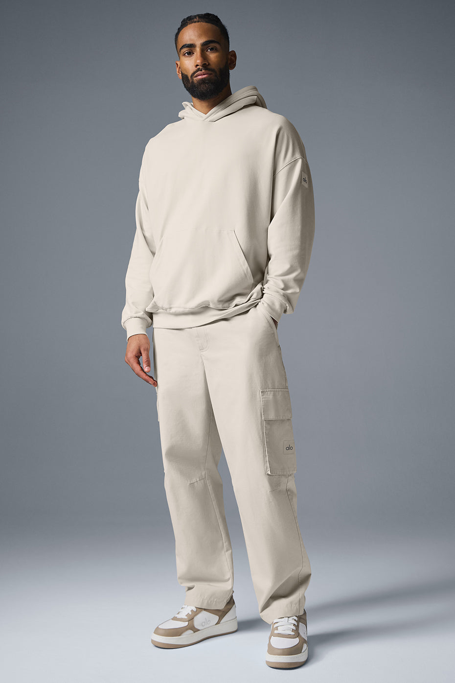 Cargo Ripstop Trouser - Bone - Image 4