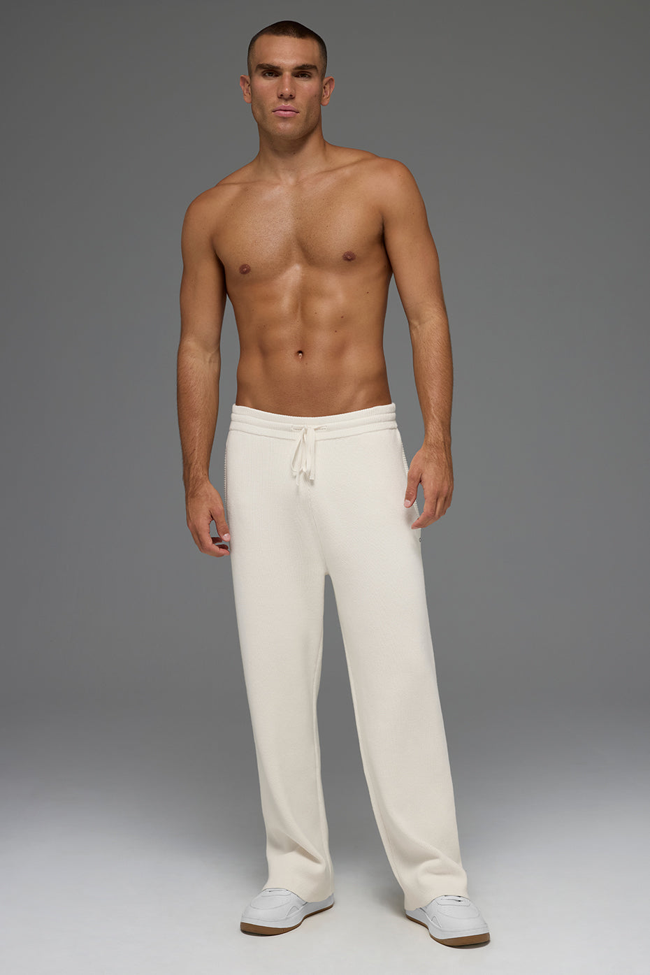 Scholar Straight Leg Sweatpant - Ivory - Image 5