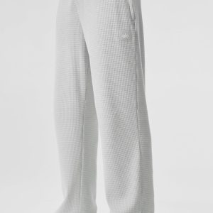 Elevate Waffle Straight Leg Pant - Athletic Heather Grey